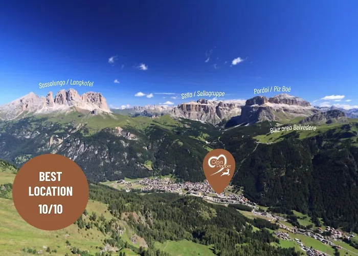 B&B Family Accommodation Canazei Bike Friendly Bed and Breakfast