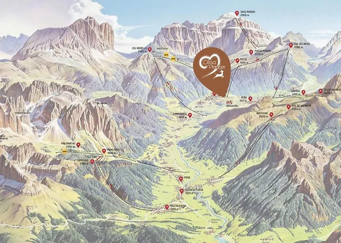 B&B Family Accommodation Canazei Bike Friendly